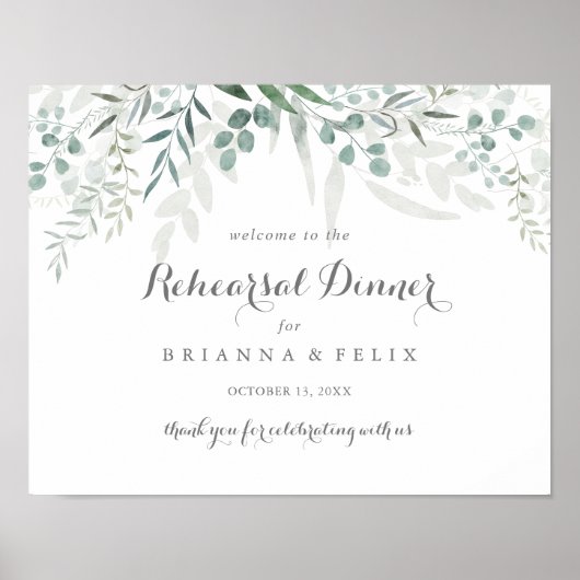 Eukalyptus Horizontal Probe - Empfang Poster (Vorne)