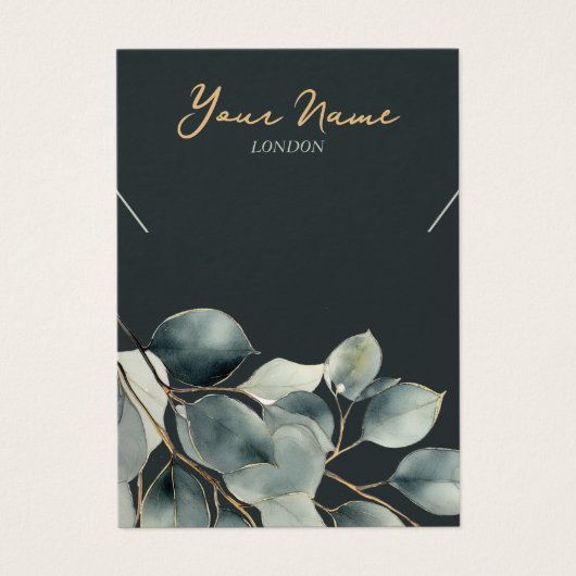 Eukalyptus hübsche Halskette (Vorderseite)