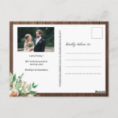 Eukalyptus I DO Foto Crawfish Party einladen Postkarte (Rückseite)