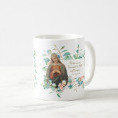 Eukalyptus-Immakulat Herz Mary Kaffeetasse (VorderseiteRechts)