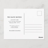 Eukalyptus in Aquarellfarbe Wir haben eine neue Ad Postkarte (Rückseite)