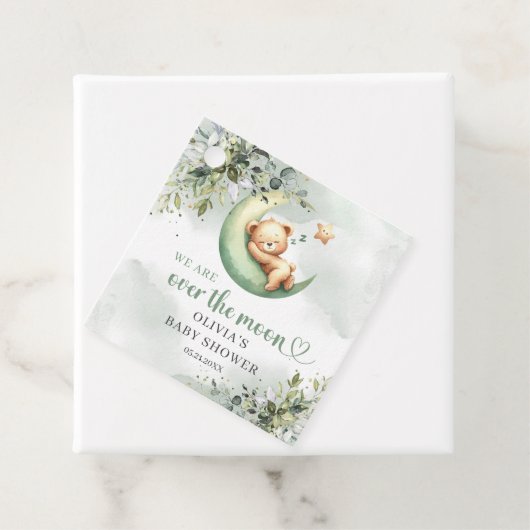 Eukalyptus in Aquarellfarben, geschlechtsneutral ü Geschenkanhänger (Beispiel)