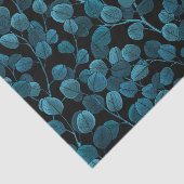 Eukalyptus in blau seidenpapier (Ausschnitt)