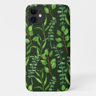 Eukalyptus in dunkelgrün Case-Mate iPhone hülle