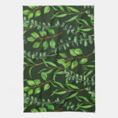 Eukalyptus in dunkelgrün geschirrtuch (Vertikal)