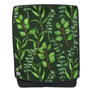 Eukalyptus in dunkelgrün rucksack