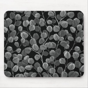 Eukalyptus in Grau Mousepad