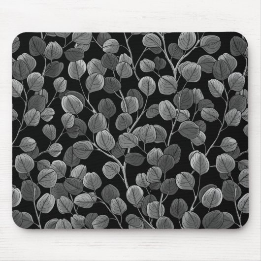 Eukalyptus in grau mousepad (Vorne)