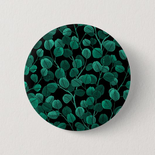 Eukalyptus in schwarz button (Vorderseite)