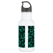 Eukalyptus in schwarz edelstahlflasche (Rückseite)