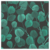 Eukalyptus in schwarz stoff (Nahaufnahme)