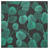 Eukalyptus in schwarz stoff (Muster)