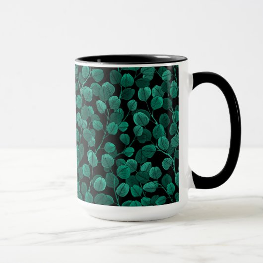 Eukalyptus in schwarz tasse (Rechts)