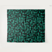 Eukalyptus in schwarz wandteppich (Vorderseite (Horizontal))