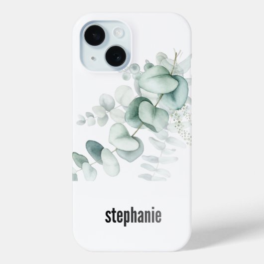 Eukalyptus-iPhone-Smart-Cover Case-Mate iPhone Hülle (Rückseite)