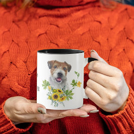 Eukalyptus-Jack Sunflower Russell Terrier Tasse