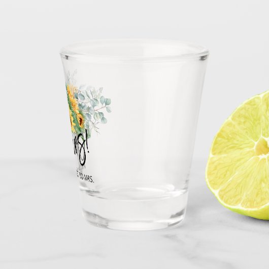 Eukalyptus-Junggeselinnen-Abschied Schnapsglas (Rechts)