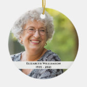 Eukalyptus Kardinal Foto Keepake Memorial Keramik Ornament (Vorne)