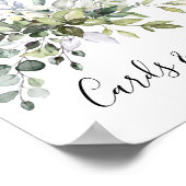 Eukalyptus-Karten und Geschenke für Hochzeiten Poster (Ecke)