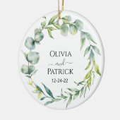 Eukalyptus Keramik Ornament (Links)