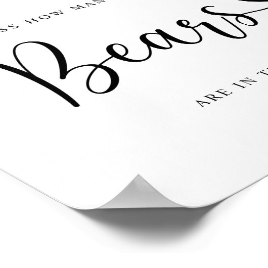 Eukalyptus-kleiner Bär rächte, wie viele Gummibäre Poster (Ecke)