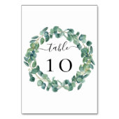 Eukalyptus-Kranz Tischnummer (Rückseite)