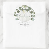 Eukalyptus-Kürbis-Kürbis-Grünpflanzen, modern Runder Aufkleber (Tasche)