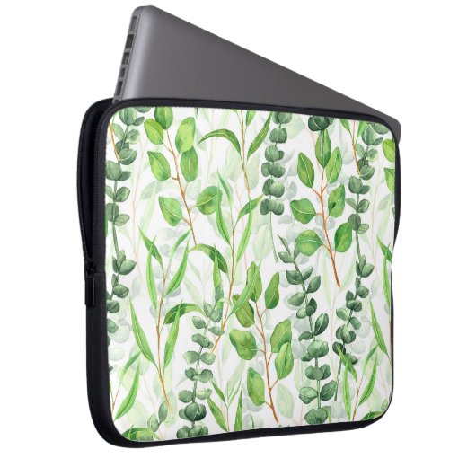 Eukalyptus Laptopschutzhülle (Vorne Rechts)