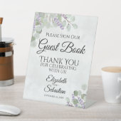 Eukalyptus & Lavendel Bitte unterzeichnen Sie unse Sockelschild (In SItu)