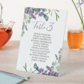 Eukalyptus Lavender Blume Sitzdiagramm Pedesta Sockelschild (In Situ)