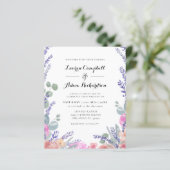 Eukalyptus & Lavender Budget Wedding (Stehend Vorderseite)