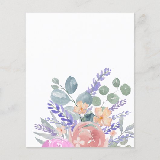 Eukalyptus & Lavender Budget Wedding (Rückseite)