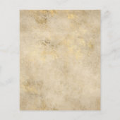 Eukalyptus Lavender Geometric Gold Wedding Flyer (Hinten)