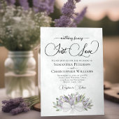 Eukalyptus & Lavender Just Liebe Wedding Einladung