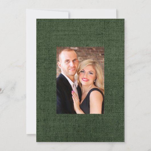 Eukalyptus Lavender Rustic Country Barding Wedding Save The Date (Rückseite)