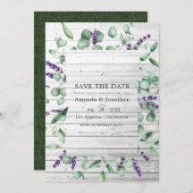 Eukalyptus Lavender Rustic Country Barding Wedding