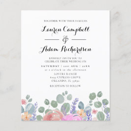 Eukalyptus & Lavender Watercolor Wedding