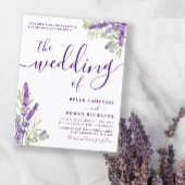 Eukalyptus & Lavender Wedding Einladung