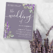 Eukalyptus & Lavender Wedding Einladung