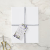 Eukalyptus & Lavender Wedding Geschenkanhänger (Mit Garn)