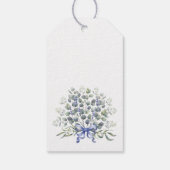 Eukalyptus & Lavender Wedding Geschenkanhänger (Rückseite)