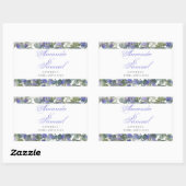 Eukalyptus & Lavender Wedding Rechteckiger Aufkleber (Blatt)