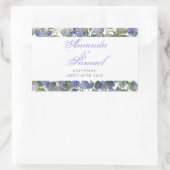 Eukalyptus & Lavender Wedding Rechteckiger Aufkleber (Tasche)