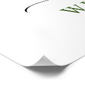 Eukalyptus Lavender Wedding Welcome Poster (Ecke)