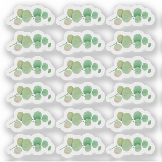 Eukalyptus Leaf Aufkleber (Vorderseite)