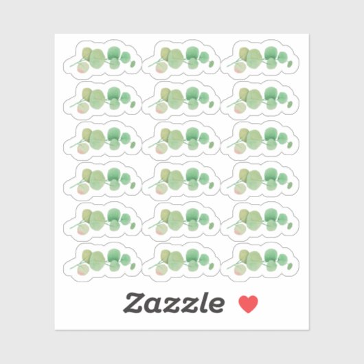 Eukalyptus Leaf Aufkleber (Blatt)