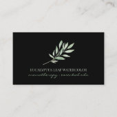 Eukalyptus-Leaf-Blume Visitenkarte (Vorderseite)