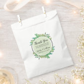 Eukalyptus Leaf Custom Wedding Vielen Dank Geschenktütchen (Ausgeschnitten)
