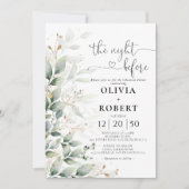 Eukalyptus Leaf die Nacht vor der Einladung (Vorderseite)