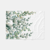 Eukalyptus-Leaf Fleecedecke (Vorderseite (Horizontal))
